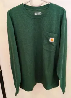 T*A様 Carhartt グリーン ロングスリーブ Tシャツ L