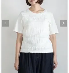 bulle de savon ビュルデサボン ティアードレースTシャツ(25AWのサムネイル