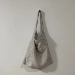 ぐぅ様専用　SM2 サマンサモスモス　リネンストライプショルダーバッグ