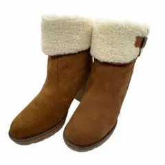 【新品未使用・箱付き】Stilmoda イタリア製スエードブーツ ボア付き