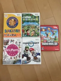 Wiiソフトまとめ売り 5本セット