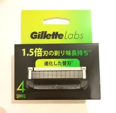 ジレット ラボ 1.5倍長持ち 替刃４個入のサムネイル