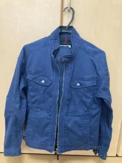 寅壱　デニム　ジップアップジャケット（M）&パンツ（L）セットのサムネイル