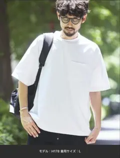 FREAK'S STORE AIRDRY ポケットTシャツ ホワイト L