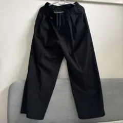 ワイドパンツ ブラック イージーパンツ　WETTEMPT Sサイズ タックワイド