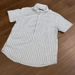 NOLLEY'S 半袖シャツ ストライプ メンズ LARGEのサムネイル