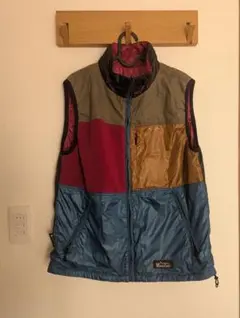 Manastash マルチカラー ベスト　リバーシブル