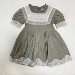 【SALE】puella FLO Shabotte ワンピース グリーン 90