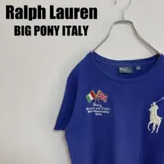 ラルフローレンBIG PONYレディースTシャツITALYモデルMイタリア代表Mのサムネイル