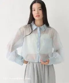 Heather/ヘザー　シアーショートシャツのサムネイル