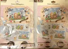 ダッフィー&フレンズ ポストカードマスキングテープセット
