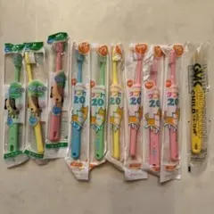 歯科専用　子供用　タフト20 歯ブラシ　カラフル　10本セットのサムネイル