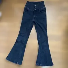 WEGO ハイウエスト フレアデニムパンツ XSのサムネイル