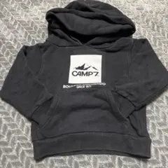 CAMP7 ブラックパーカー サイズ100