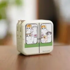 【美品】mofusand 2台同時充電 ACアダプタ 32W PD対応 猫・電車