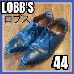 LOBB'S ロブス　ドレスシューズ 革靴　44サイズ ブルー　匿名配送のサムネイル