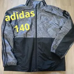 adidas 140 子供 ジャンパー ウインドブレーカー 上着