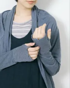 Vlas Blomme ヴラスブラム リネン ボレロカーディガン 春服