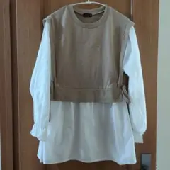 ラブトキシック　L 160　長袖　ベージュ