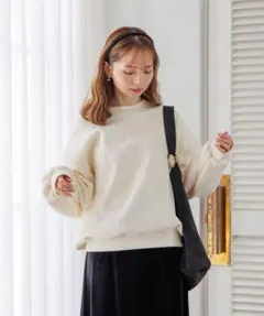 flower セイントエンブロイダリースウェット アイボリー