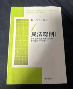新ハイブリッド民法 民法総則　第2版