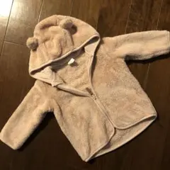 H&M フード付きアウター 9M ピンク