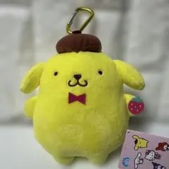サンリオキャラクターズ　ポムポムプリンいちごがま口ポーチ