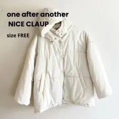 one after anotherNICE CLAUPダウンジャケット ホワイト
