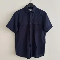THE SHOP TK★半袖 ワークシャツ ネイビー Mのサムネイル