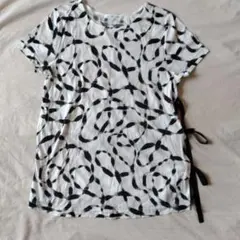 HELMUT LANG 白黒パターン Tシャツ Sサイズのサムネイル