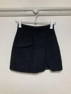 LILY BROWN ダブルラップスカショーパン ツイード