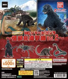 HGシリーズ ゴジラ 怪獣総進撃編 vol.2
