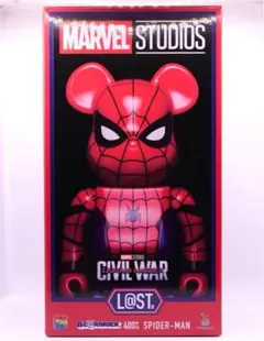 【最安値】HAPPY くじL@ST賞 BE@RBRICK スパイダーマンラスト賞