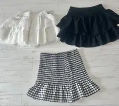 フリル ミニスカート