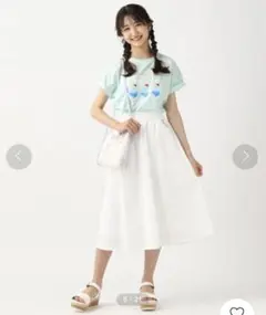 新品タグ付き！レピピアルマリオ　ミディスカート　M 150 160