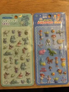 ディズニー ぷくぷくシール トイストーリー モンスターズインク