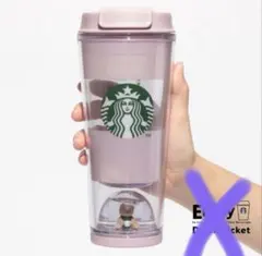 gelato pique ベアスノードームボーダータンブラー ソフトピンク