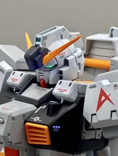 MG ヘイズル改 全塗装完成品 Zガンダムヘッド付　UV発光