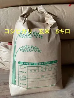 令和7年♦️5㎏玄米】農薬不使用✴︎最高級希少米✴︎新潟県長岡産