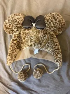 ディズニー　ファンキャップ　ヒョウ柄