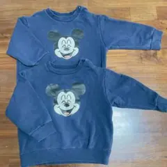 【2着セット】UNIQLOミッキー トレーナー