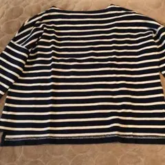 SHARE PARKボーダーボートネックカットソー