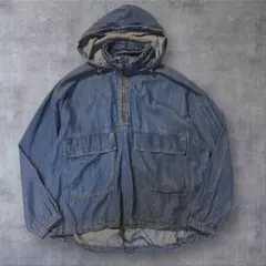 GU デニム スモック ジャケット パーカー