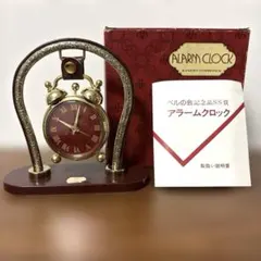 置き時計『ゼンマイ』　レトロ　（取り扱い説明書付き）　日本製　【動作確認済み】