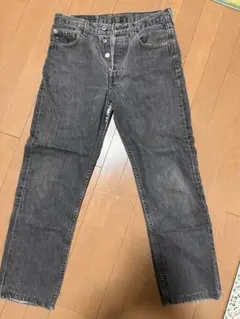 Levi’s 501 ブラックデニム W30 L32 リーバイス ボタンフライ