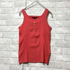 23区 タンクトップ M レッド 美品 綿100 レイヤード 差し色コーデのサムネイル