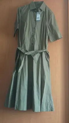 タグ有 LAUREN RALPH LAUREN シャツワンピース ウエストリボンのサムネイル