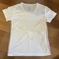 Nike DRI-FIT ホワイト ピンク Tシャツ M