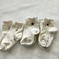 ファミリアfamiliar ベビーソックス　3足