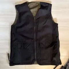 TAION ブラック:カーキ　リバーシブル　ベスト